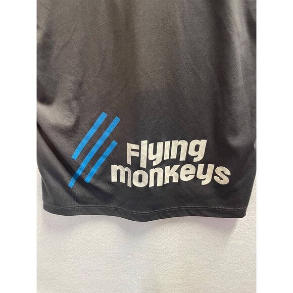 Flying Monkeys Shirt Tee Woman's Size Small Gray Dry Fit Tee Short Sleeve - Picture 7 of 12